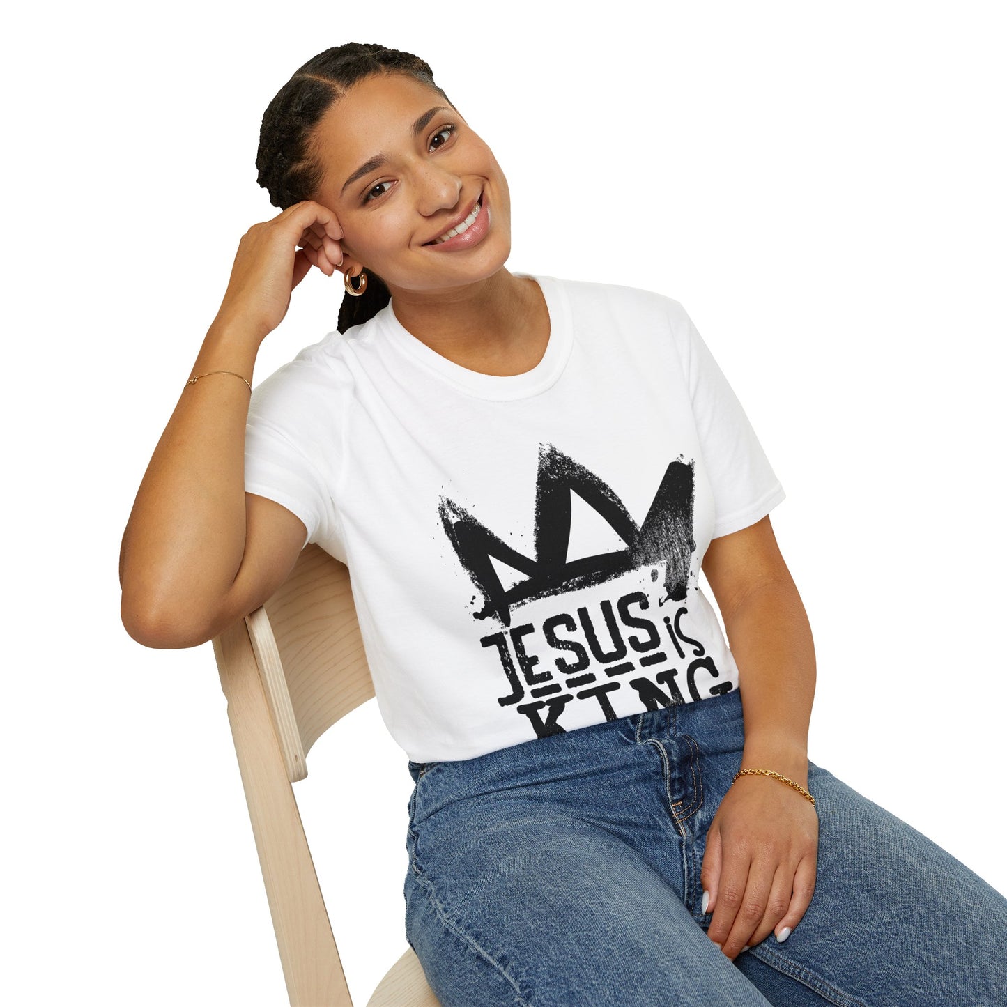 Jesus is King Unisex Softstyle T-Shirt