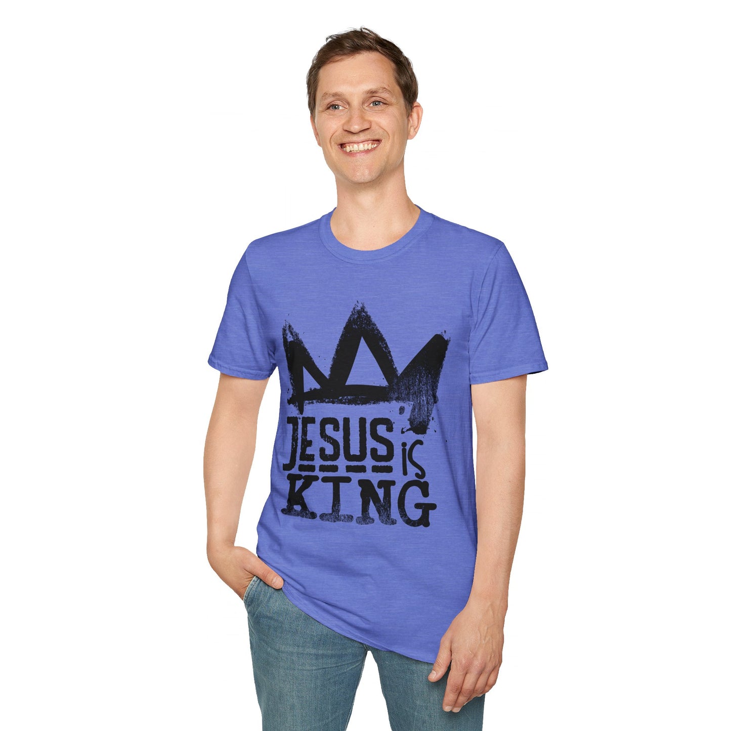 Jesus is King Unisex Softstyle T-Shirt