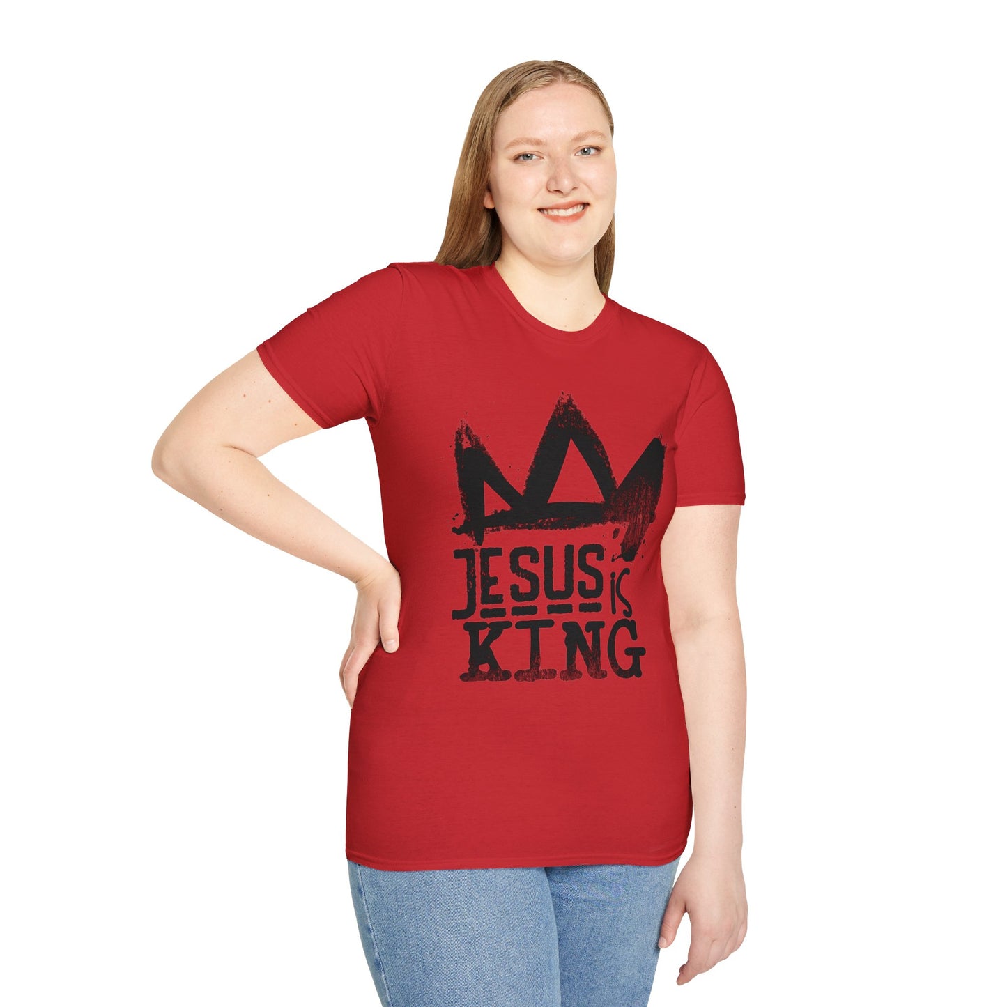 Jesus is King Unisex Softstyle T-Shirt