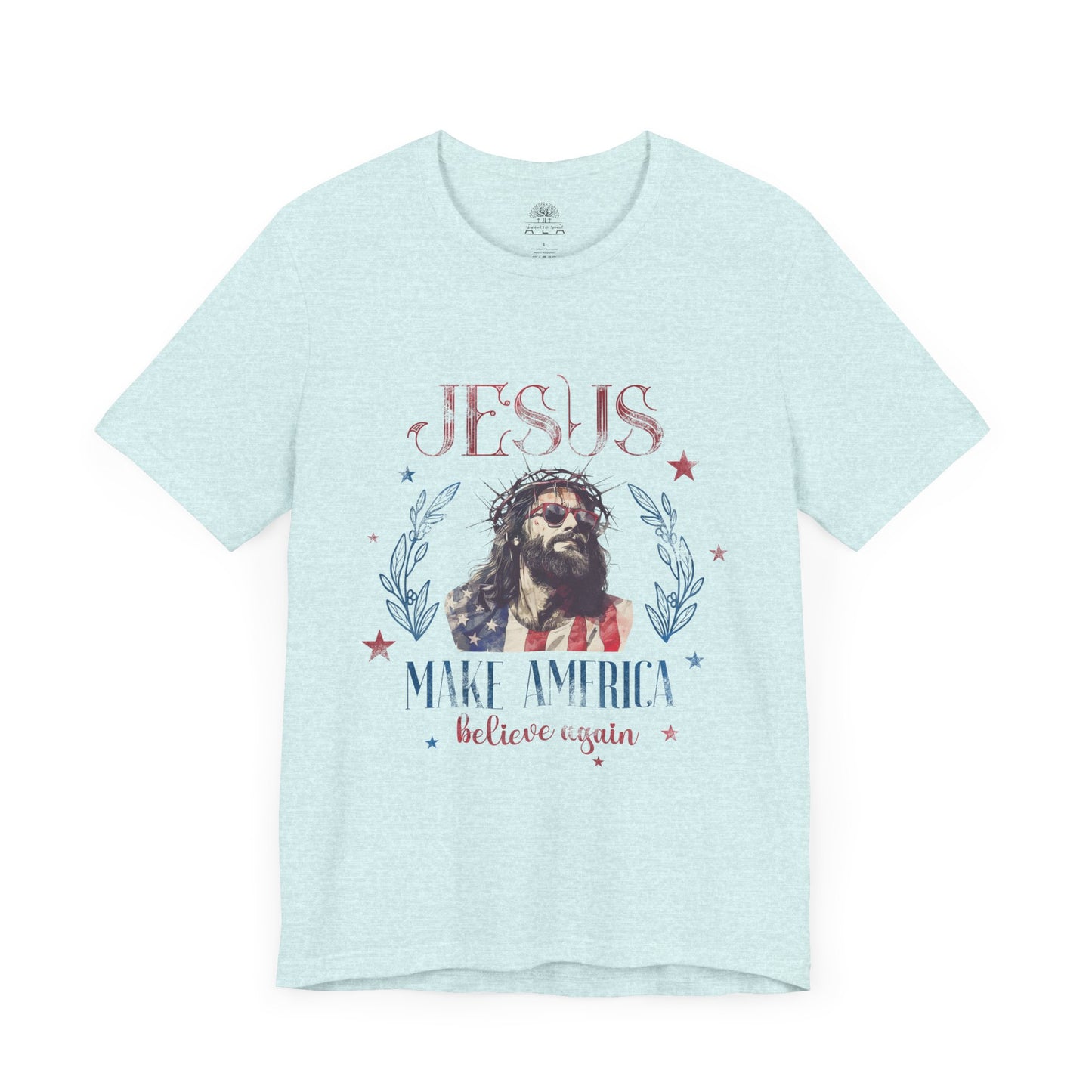 Jesus Make America Pray Again Unisex Jersey Short Sleeve Tee