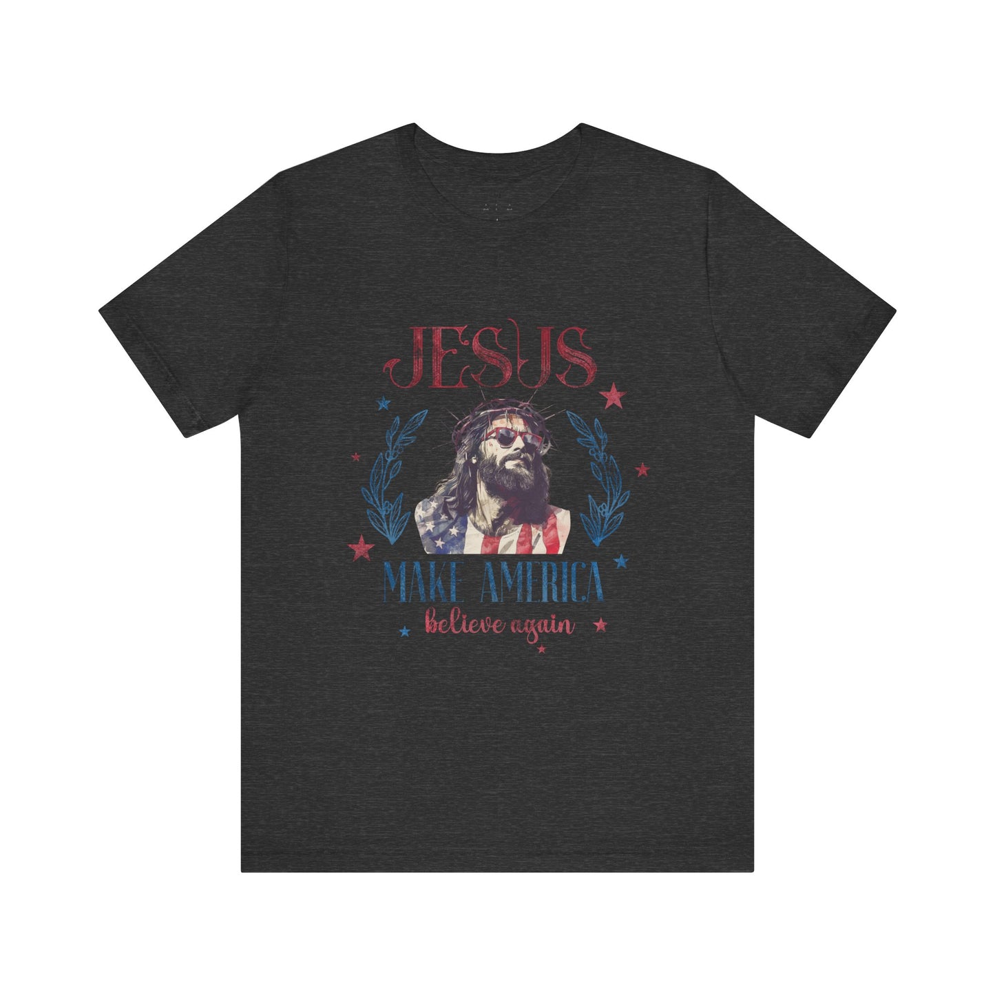 Jesus Make America Pray Again Unisex Jersey Short Sleeve Tee