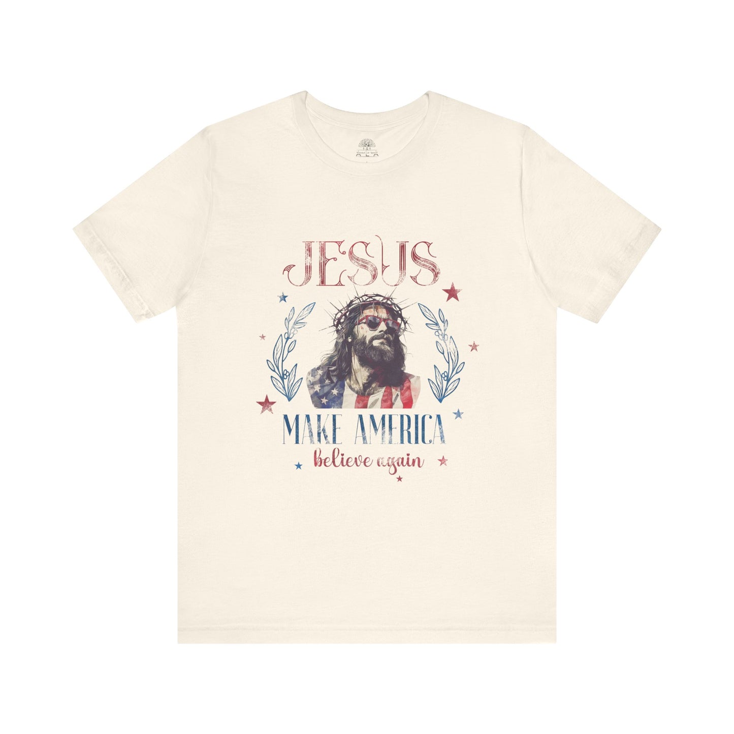 Jesus Make America Pray Again Unisex Jersey Short Sleeve Tee