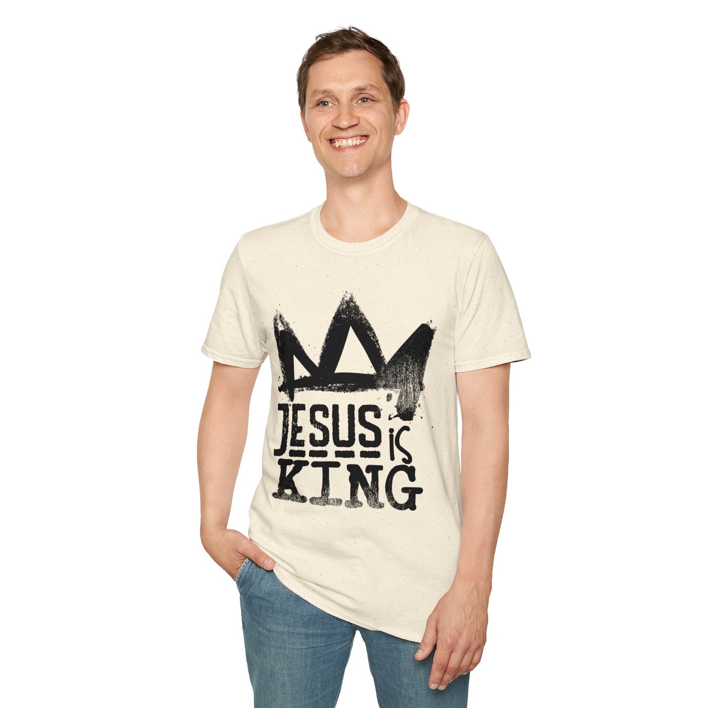 Jesus is King Unisex Softstyle T-Shirt