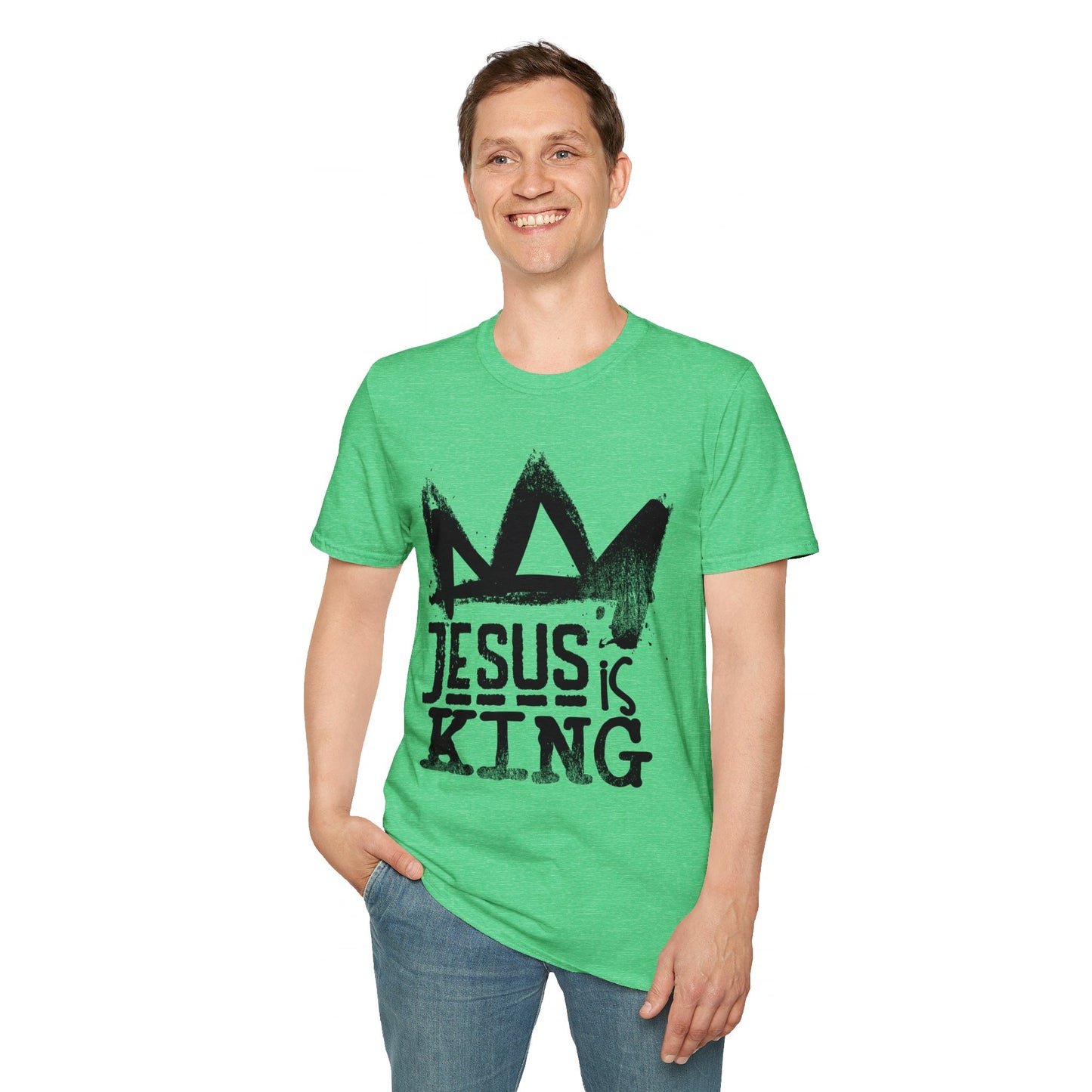 Jesus is King Unisex Softstyle T-Shirt