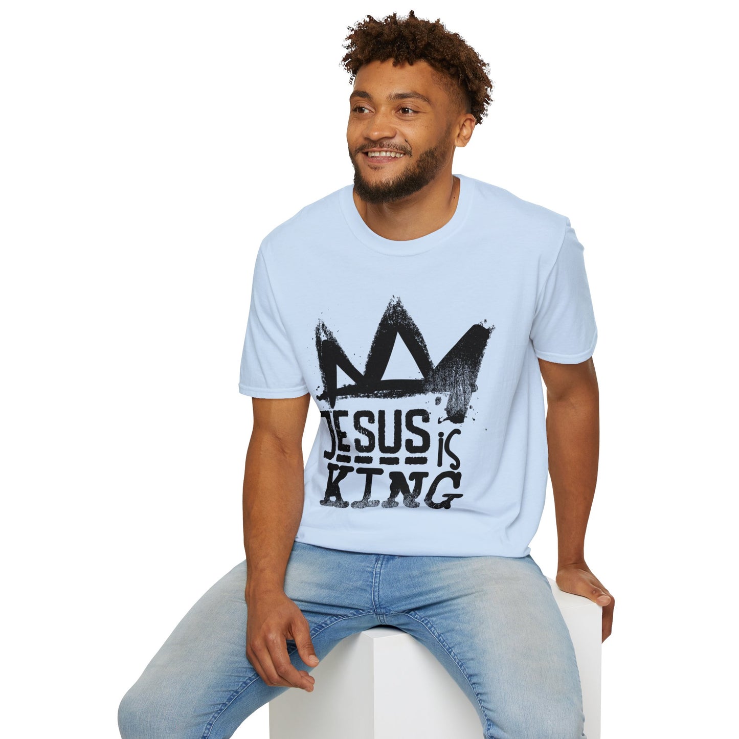 Jesus is King Unisex Softstyle T-Shirt