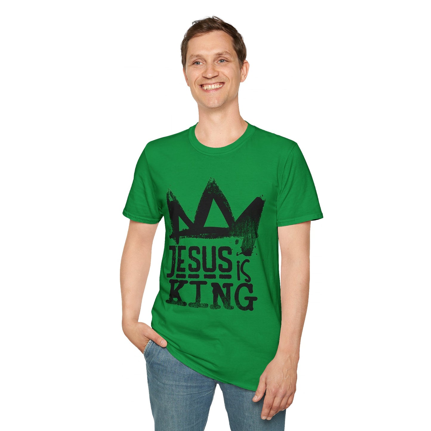 Jesus is King Unisex Softstyle T-Shirt