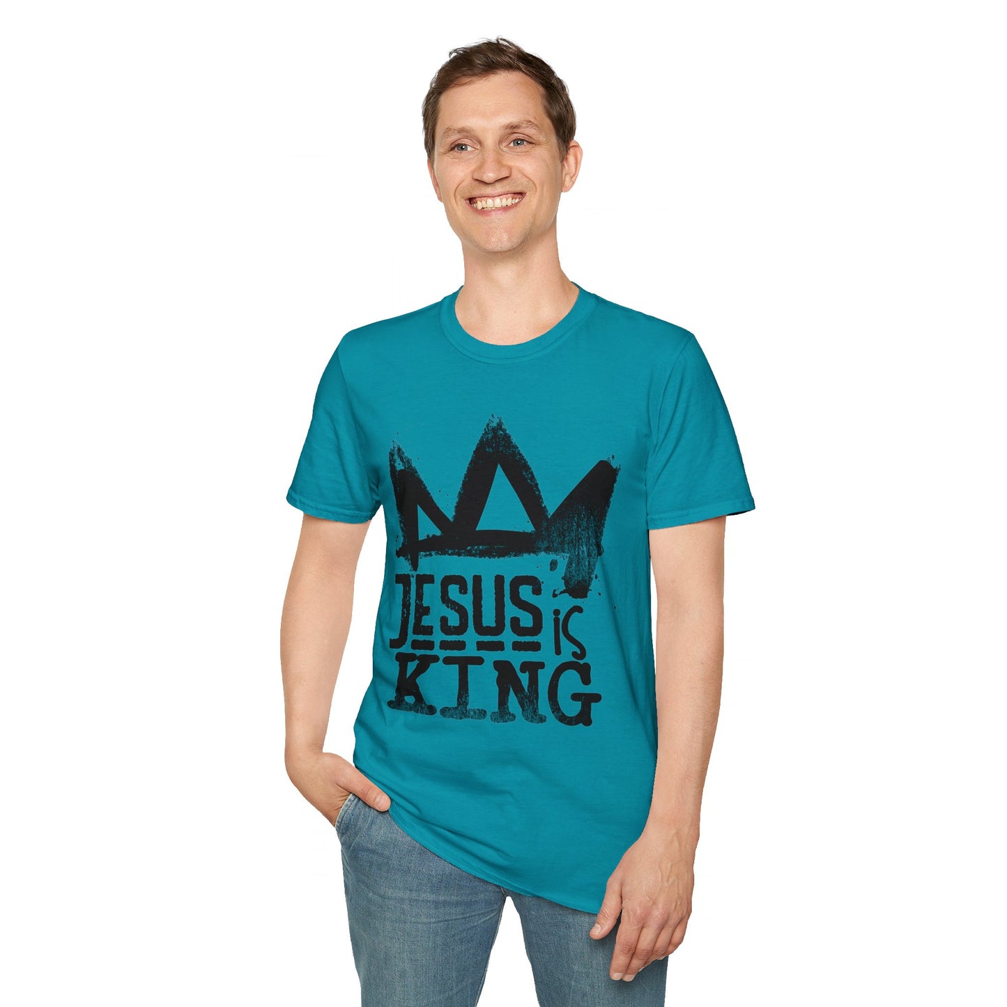 Jesus is King Unisex Softstyle T-Shirt