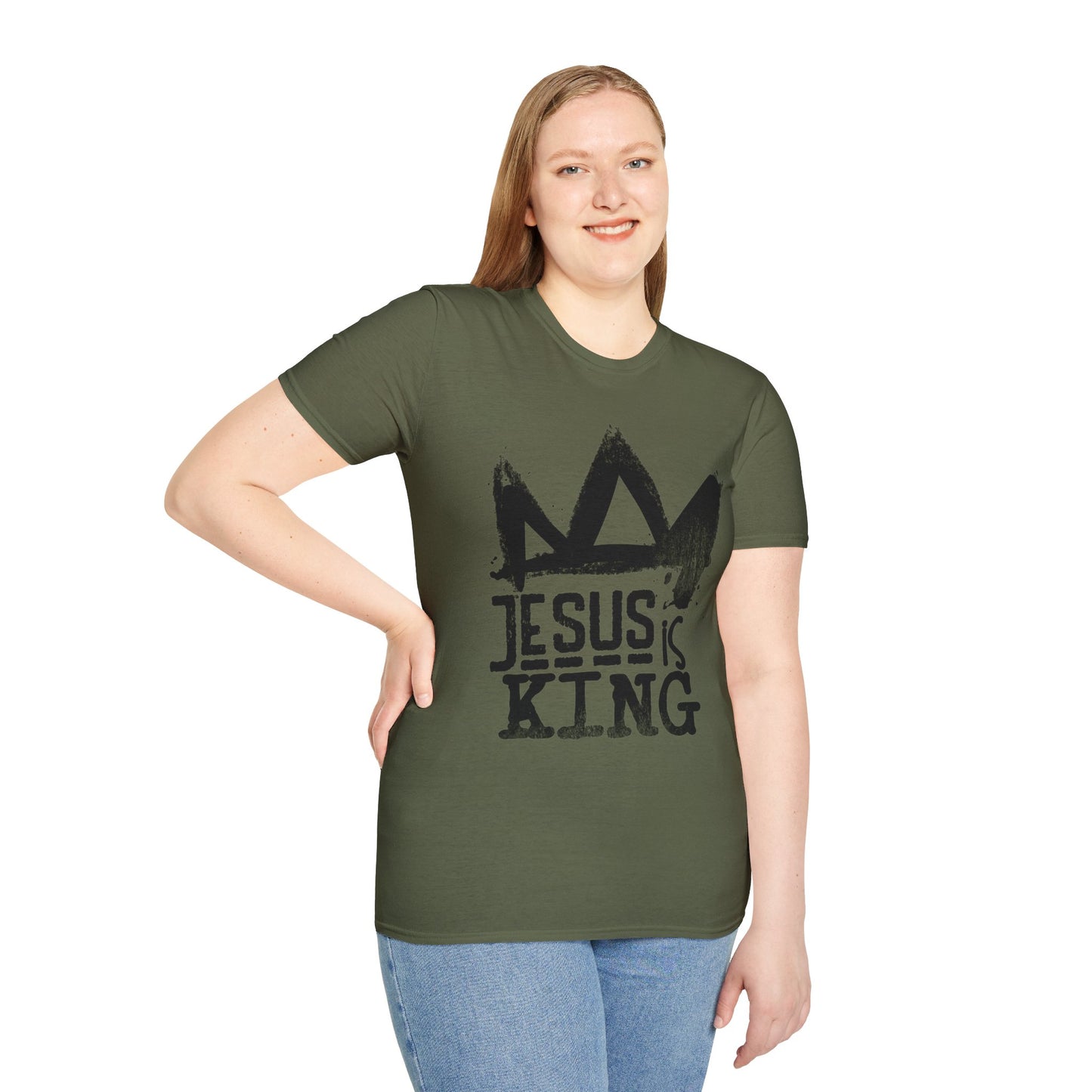 Jesus is King Unisex Softstyle T-Shirt