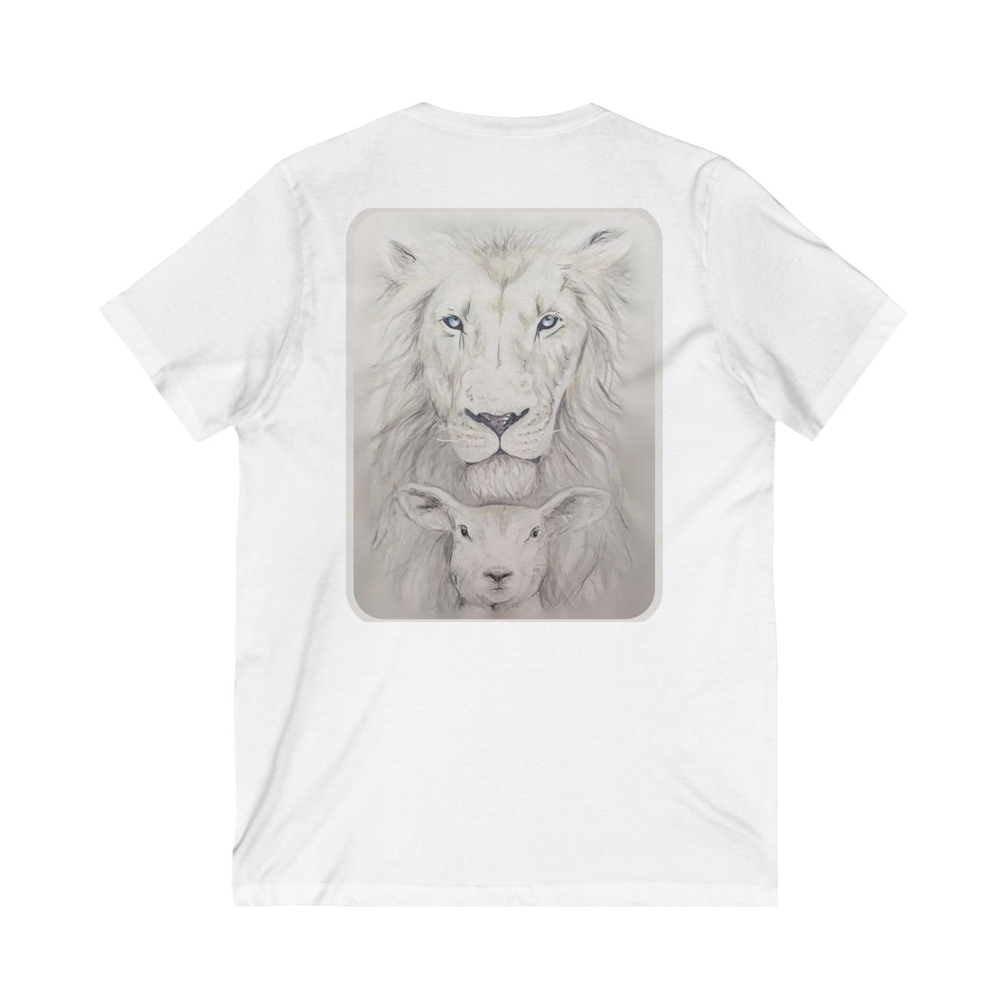 Lion and the Lamb V-Neck Tee