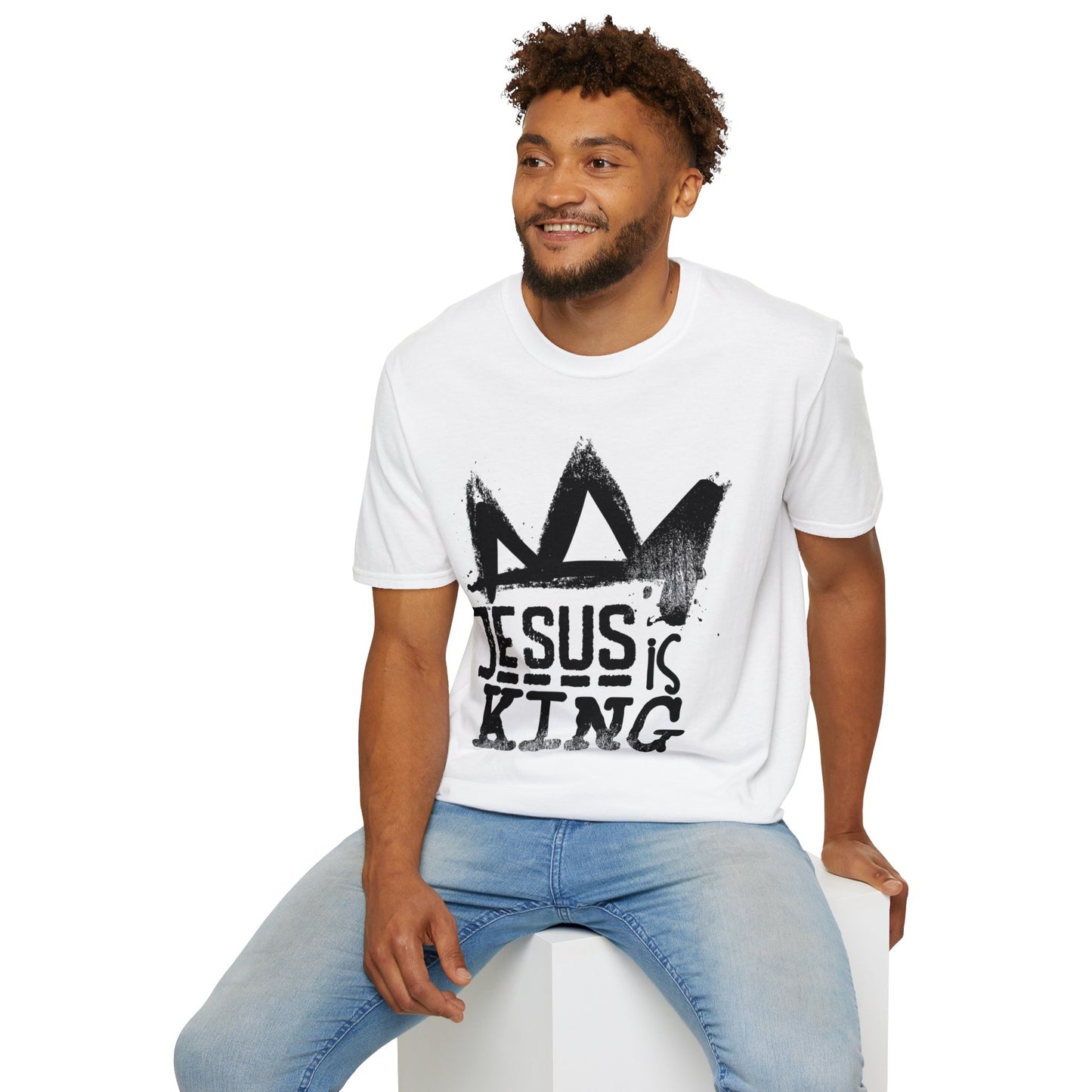 Jesus is King Unisex Softstyle T-Shirt