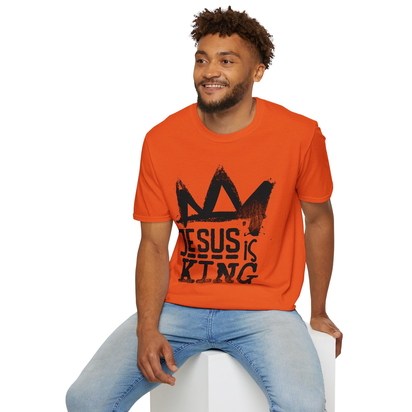 Jesus is King Unisex Softstyle T-Shirt