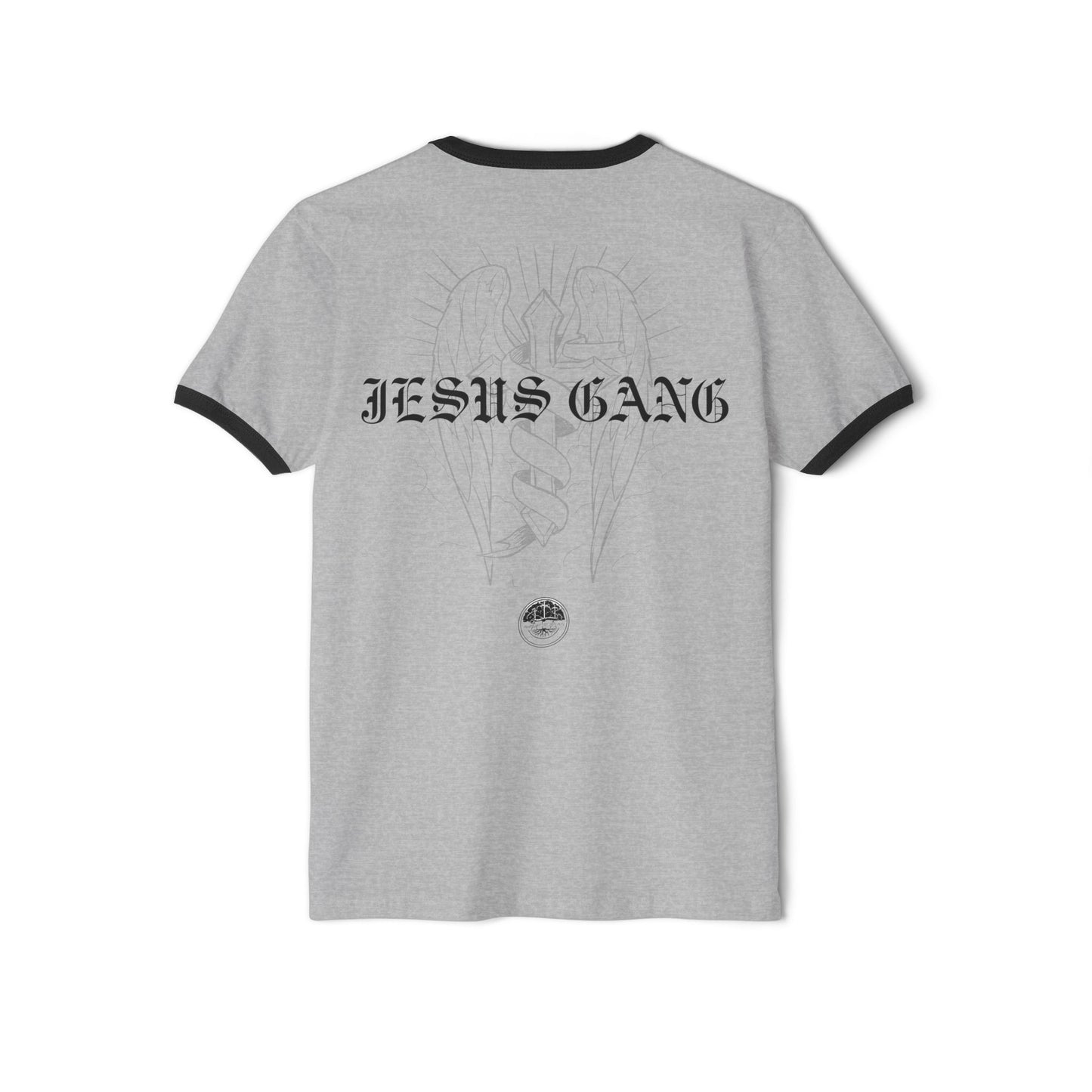 Jesus Gang Editable Year Unisex Cotton Ringer T-Shirt