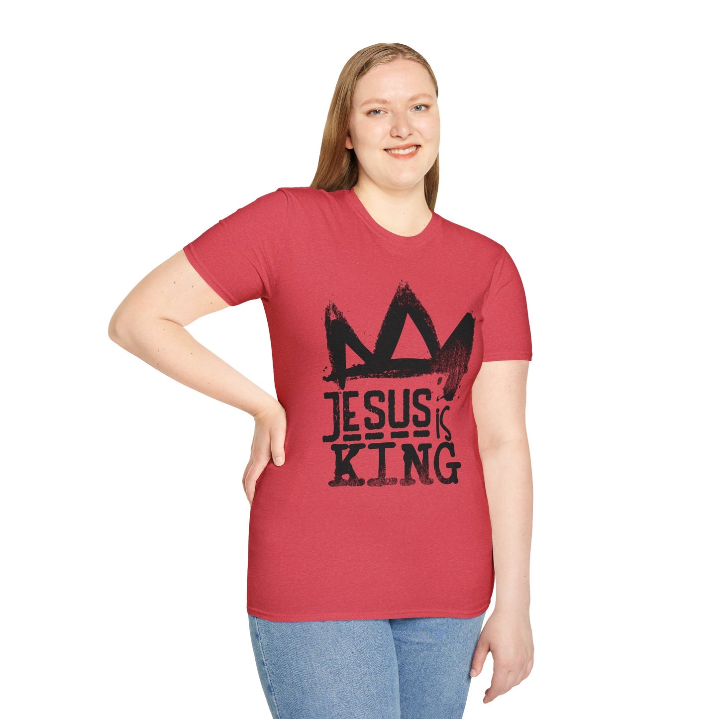 Jesus is King Unisex Softstyle T-Shirt