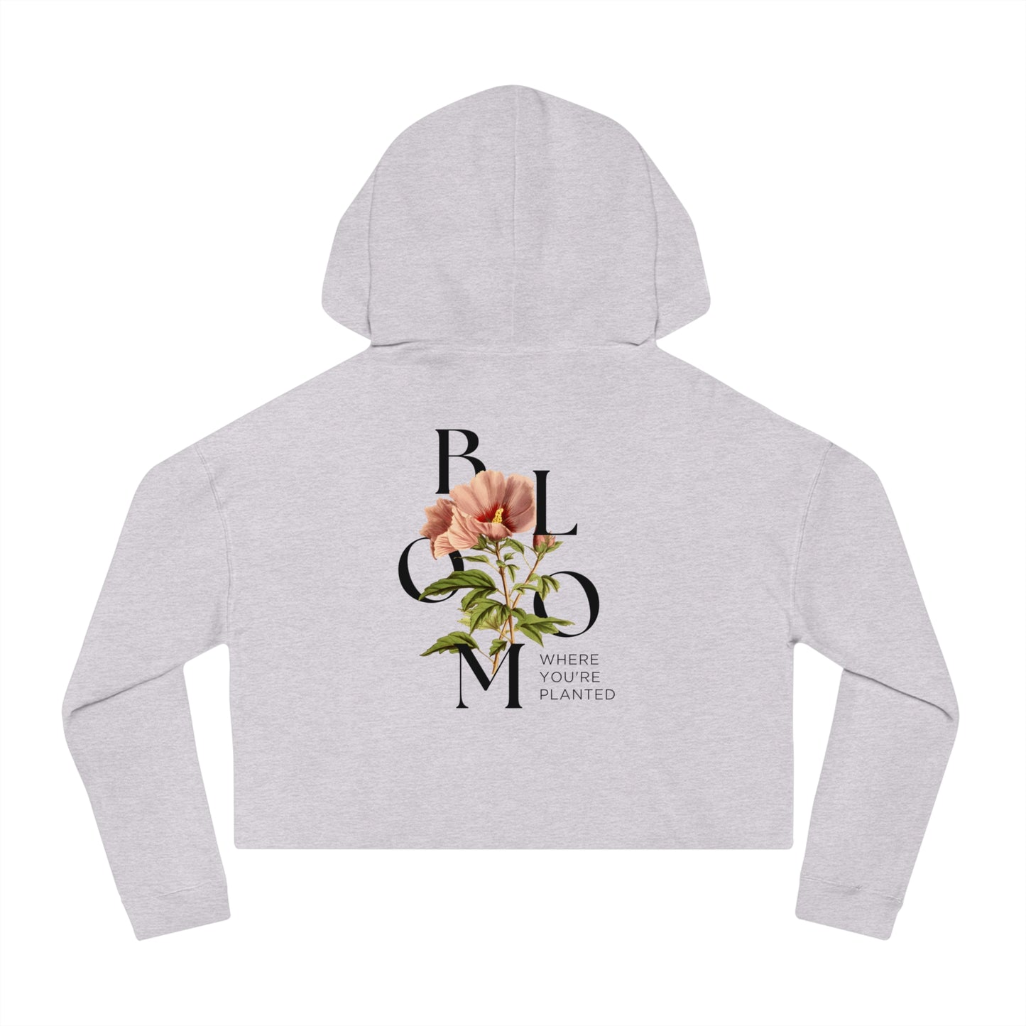 FE BLOOM Women’s Cropped Hooded Sweatshirt